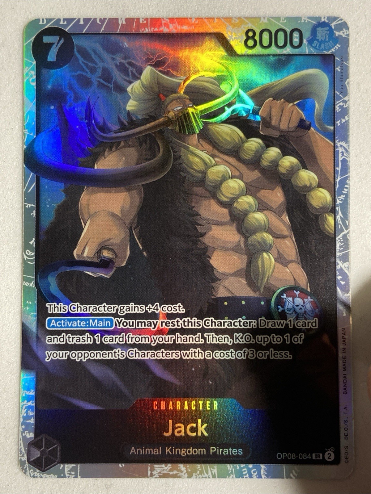 One Piece - OP08-084 SR - Two Legends - Jack ( Animal Kingdom Pirates)