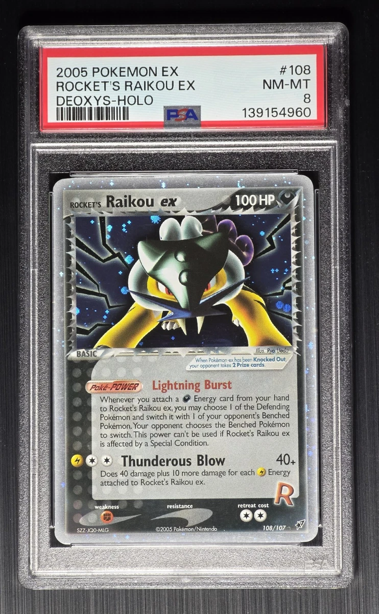 Rocket's Raikou Pokémon TCG Cards for sale | eBay