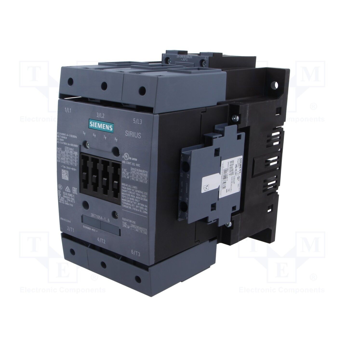 SIEMENS 3RT1054-1AP36 Contactor