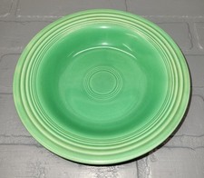 Vintage FIESTA 8.25" Deep Plate or Rim Soup Bowl - Light Green (1 of 2)
