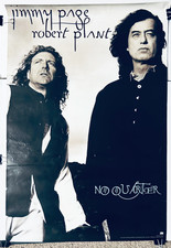Jimmy Page & Robert Plant 1994 No Quarter Record Store Promo Poster 20"x30"