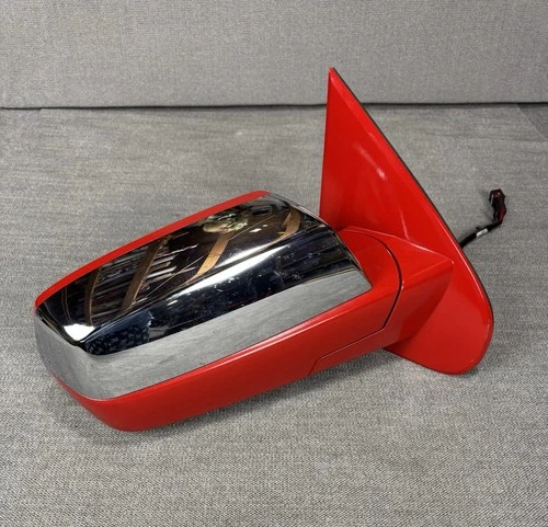 2014-2019 GMC SIERRA CHEVY SILVERADO RIGHT PASSENGER SIDE MIRROR OEM RED HEATED