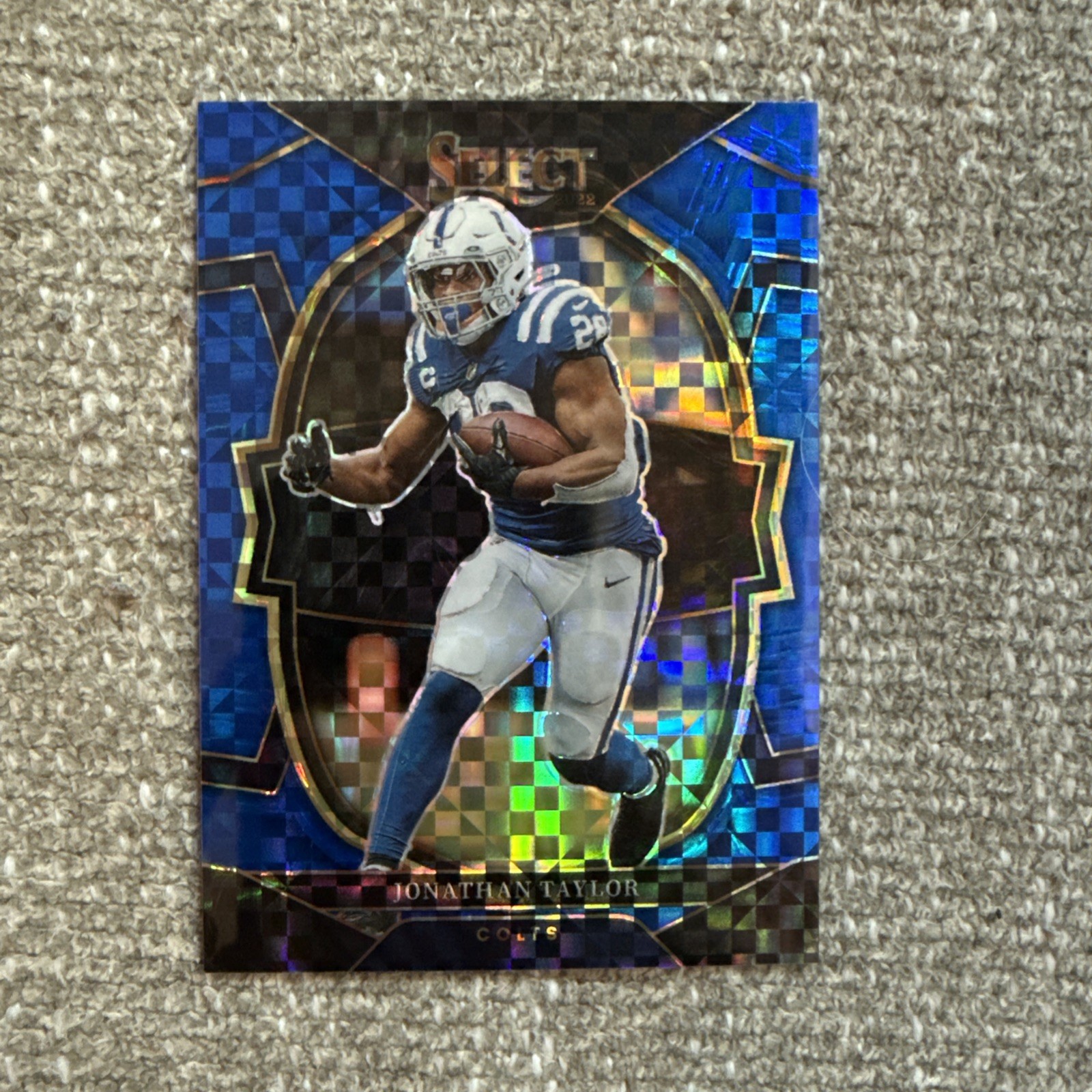 2022 Panini Select - Concourse Jonathan Taylor #44 Blue Prizm /199