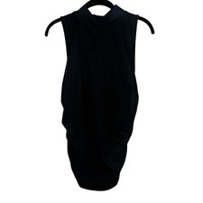 Veronica Beard Mock Neck Sleeveless Tunic preppy office siren sz l