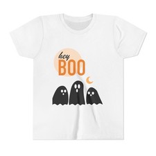Hey Boo Halloween Youth Tee