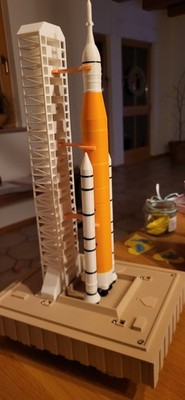 NASA/ Artemis Mission - SLS  Rakete +++Top 3D Druck--- SCHREIBTISCH-Hingucker+++