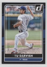 2016 Panini Donruss Black Border 44/199 Yu Darvish #165 8t7