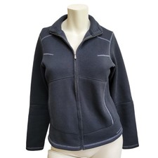 Columbia OmniShield Women Fleece Full Zip Jacket Med. Black