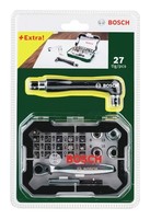 Bosch ZubehöR Schrauberbit-Set Mit Ratsche, 27-Teilig - 2607017392