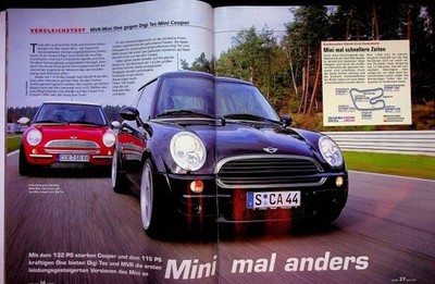 Sport Auto 12/2001 Mini Cooper von Digi Tec mit 132PS besser als...?