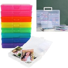 Photo Storage Box 4x6 Photograph Picture Album Organiser Craft Container Box