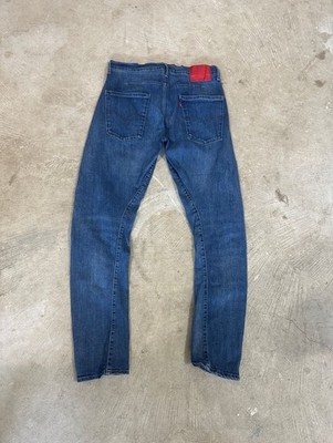 Levi's LEJ 502 Engineered Jeans Medium Wash Twisted Seams Slim Tapered Men 33x32