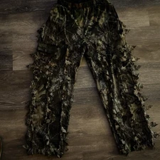 Scent Blocker Pants Camo 3D Real Leaf Mossy Oak Scentek Medium Outdoor Hunting