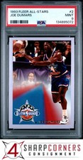 1993 FLEER ALL-STARS #2 JOE DUMARS PISTONS HOF POP 4 PSA 9