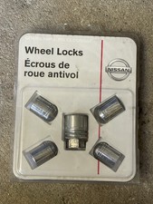 Nissan Infiniti Chrome Wheel Lug Nuts Locks W Key 999h1-a7003