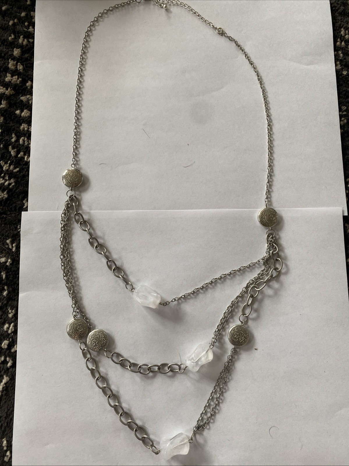 Long Multi Layer Necklace - image 1
