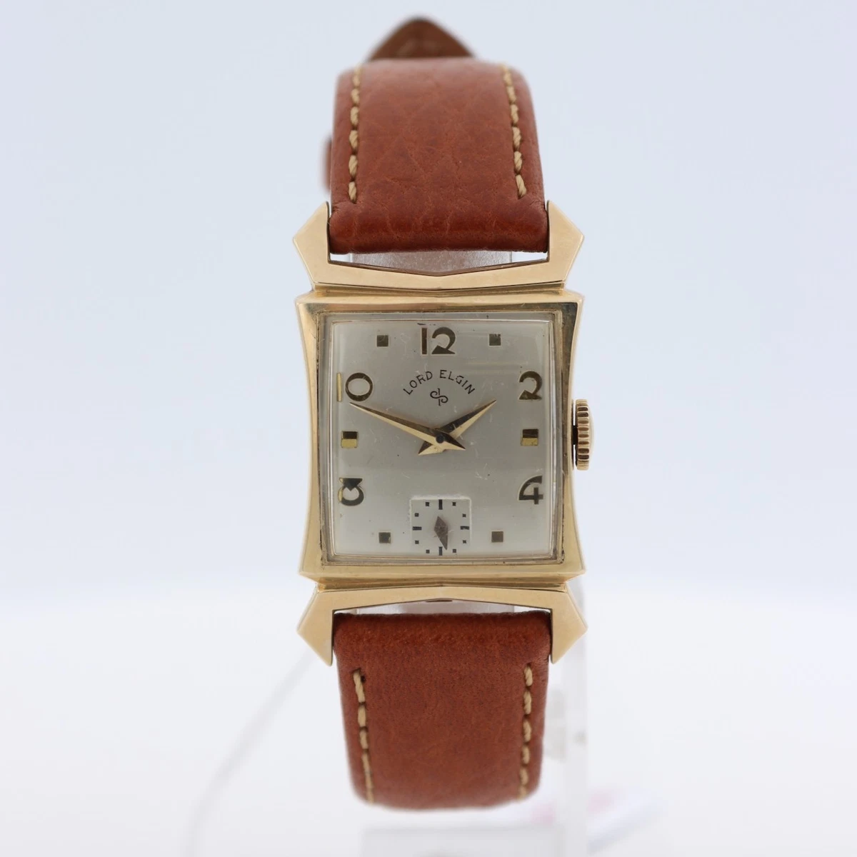 Montre Vintage Homme Elgin 21 Bijoux Chronographe - Cadran Inhabituel - Révision Récente