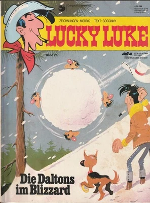 ✪ LUCKY LUKE #25 Die Daltons im Blizzard, Delta Verlag 1982 COMICALBUM Z2 - Bild 1 von 3