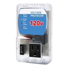 Refrigerator Surge Protector, Single Outlet Voltage Protector for Home Applia...