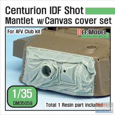 DEFDM35059 1:35 DEF Model Centurion IDF Shot Mantlet with Canvas Cover Set (AFV