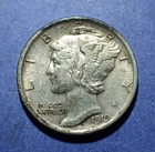 1919 Mercury Dime  Ch. XF