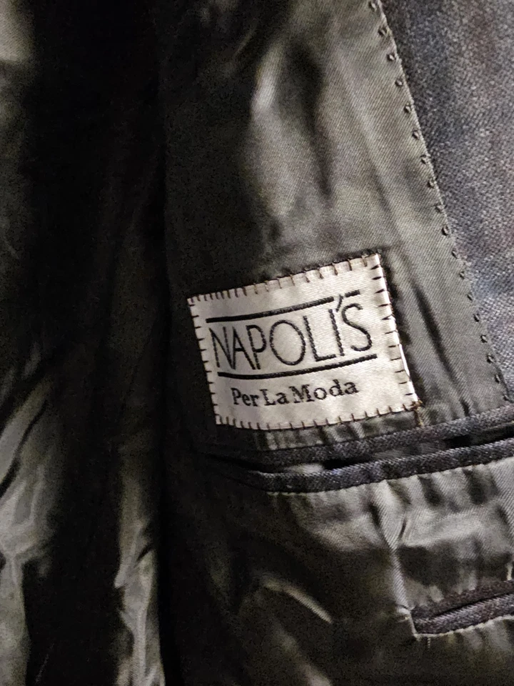 Blazer Canali Kei Para Hombre 34R Gris Cuadros Dos Botones Abrigo Deportivo Lana Italia Foto 3 de 4