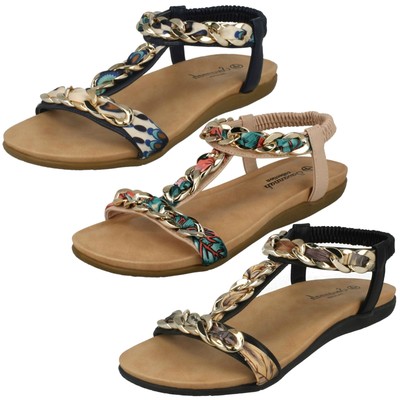 Damen Savannah geflochtene Kette *Sandalen*