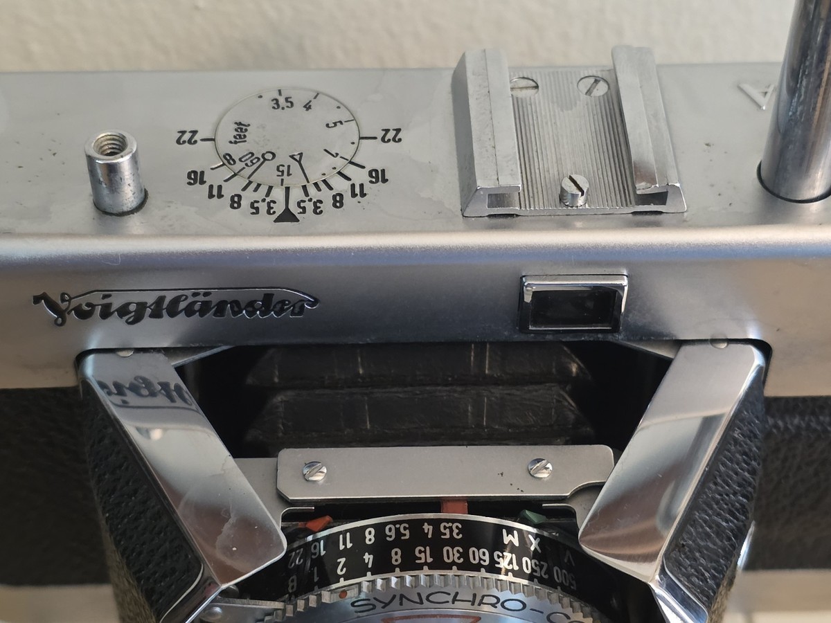 50s Voigtlander Vitessa L 35mm Camera Color Skopar 1:3.5/50 50s Voigtlander Vitessa L 35mm Camera Color Skopar 1:3.5/50