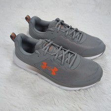 Men's Under Armour Charged Assert 10 Running Shoes Grey Size 8 10.5 11 11.5