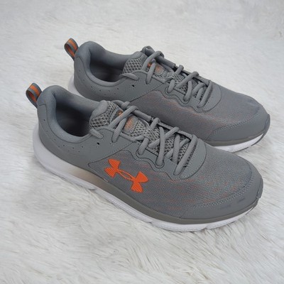 Men's Under Armour Charged Assert 10 Running Shoes Grey Size 8 10.5 11 11.5