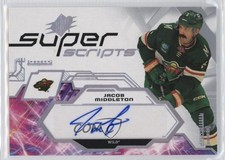2023-24 SPx Superscripts Jacob Middleton #SS-MI Auto ry5