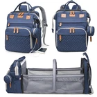 Baby Diaper Bags w/ Changing Station,Waterproof Diaper Bag Backpack for Moms Dad
