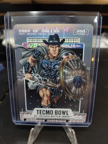 Bo Jackson Battle Arena Tecmo Bowl Troy of Dallas Scoreboard Steel SP Aikman