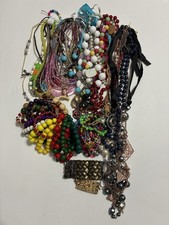 Mixed Jewelry 2.9 lbs. Bracelets  Necklaces Lot for Crafting Repurpose Wearable