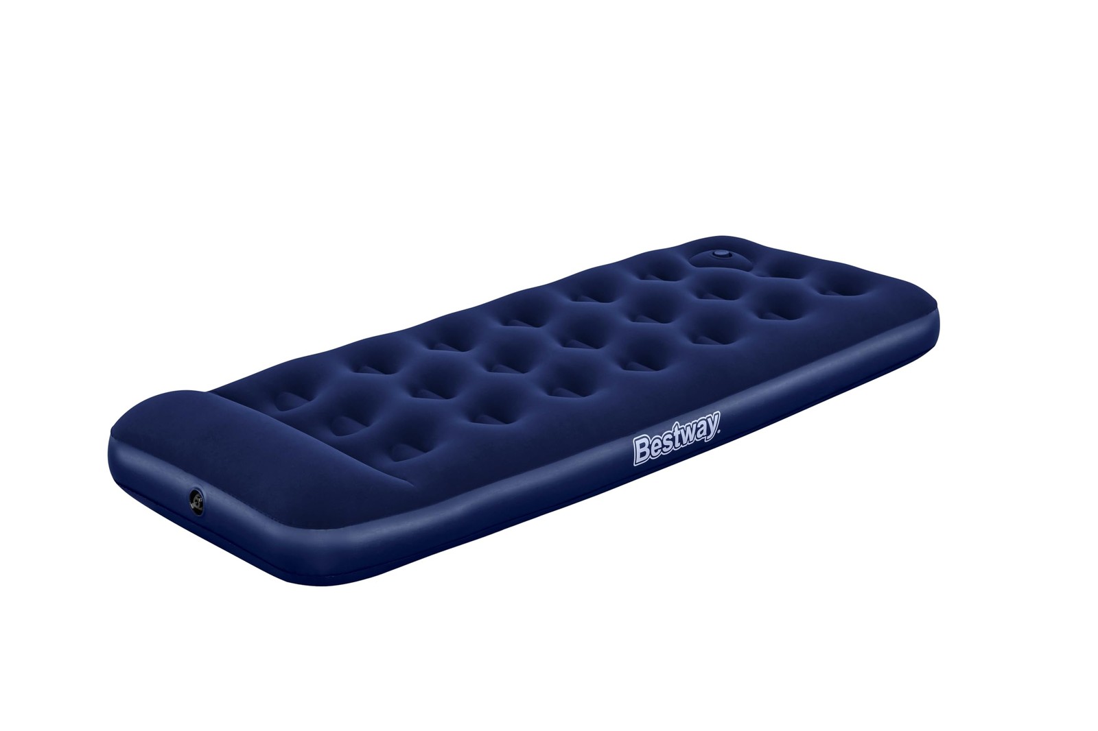 Bestway | Air Mattress, Junior Twin Size with Built-In Foot Pump and Pillow| Inf