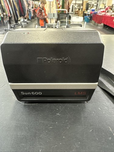 Vintage Polaroid Sofortbildkamera Spirit 600 schwarz grau - ungetestet SIEHE BILDER (P) - Bild 2 von 8