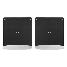 Mud Guards Flaps Rear Dually 20 X 23 Textured Rubber Luverne 251544