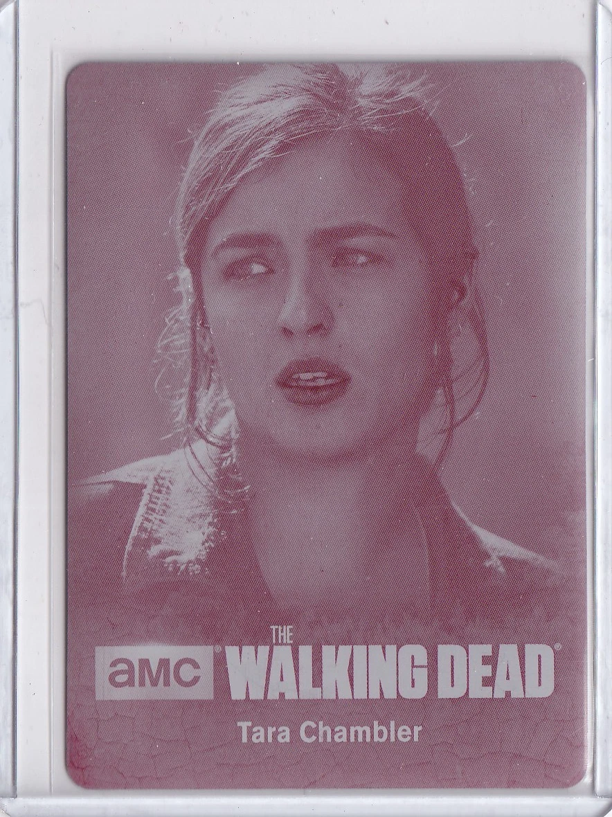 25+ The Walking Dead Collectable Trading Card Printing Plate for