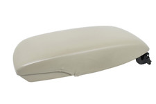 Defect 2007-2011 Toyota Camry Center Console Beige Leather Armrest Top Lid Oem