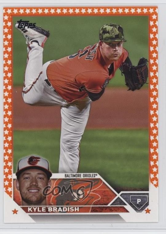 2023 Topps Complete Set Fanatics Exclusive Orange Star /99 Kyle Bradish #77 0c4