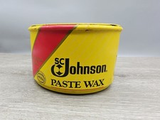 SC Johnson Paste Wax 16 oz Open Can Discontin...