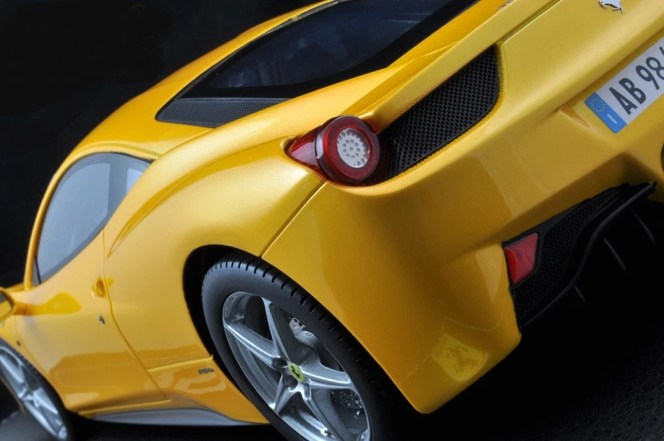 Ferrari Race Car 1 18Le Mans24Racing Racer12Custom Built Model43Carousel YELLOW - Image 2 of 4