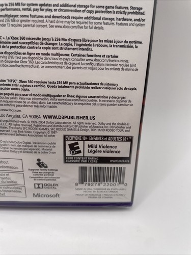 Xbox 360 Kinect Top Hand Rodeo Tour Brand New Factory Sealed ! - Picture 14 of 19