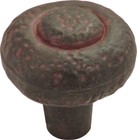 Hickory Hardware P3002-Ri Knob 1-1/4in Diameter Refined Rustic Iron