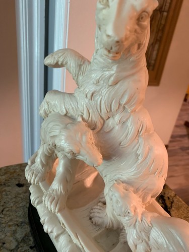 VINTAGE BEAUTIFUL SIGNED ANTELMA SANTINI BEARS SCULPTURE WITH FREE SHIPPING - Picture 9 of 12