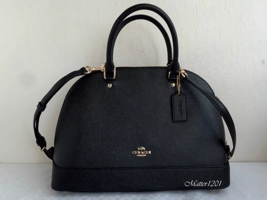 Coach+F27591+Mini+Sierra+Satchel+-+Black%2FLight+Gold for sale online