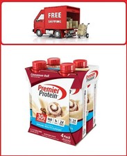 Premier Protein Shake, Cinnamon Roll, 30g Protein, 11 fl oz, 4 Ct