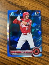 2022 Bowman Draft Sapphire JUSTIN BOYD #BDC-13 1st Base Refractor (B)