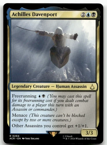 Achilles Davenport #294 MTG Assassin's Creed NM X1