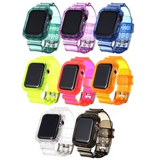 Silicone TPU Sport Watch Band Strap For Apple Watch Series 6/5/4/3/2/1 iwatch SE